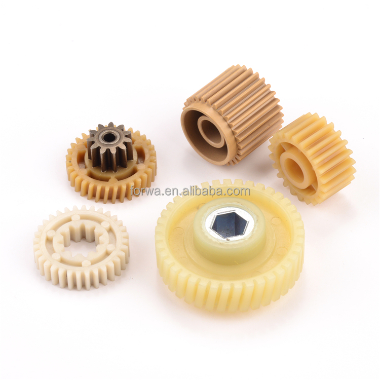 Customized 12 Tooth Plastic Gear Injection Molding Mini Plastic Nylon Spur Gear Kit