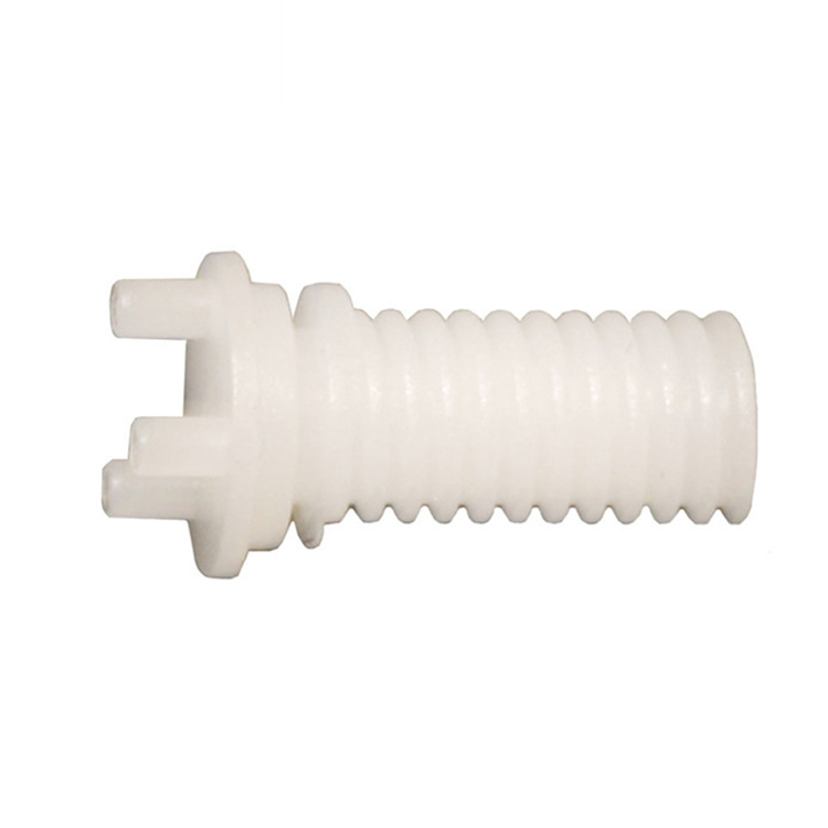 Non-standard Customized Plastic Nylon Gear  Precision Plastic Worm POM Worm for Toys