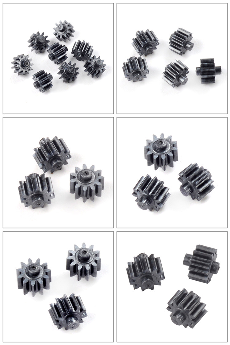 Factory Spot Wholesale ABS Plastic Small Nylon 0.15 Module 11 Tooth Plastic Spur Gears