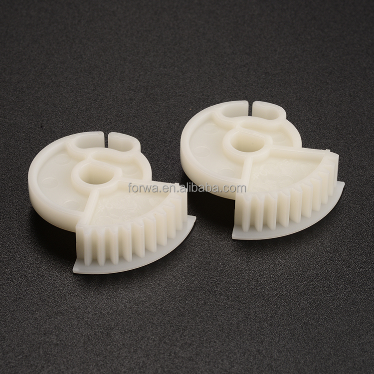 Custom Size Nylon POM Small Plastic Rack Injection Molding Plastic Gears for Projects