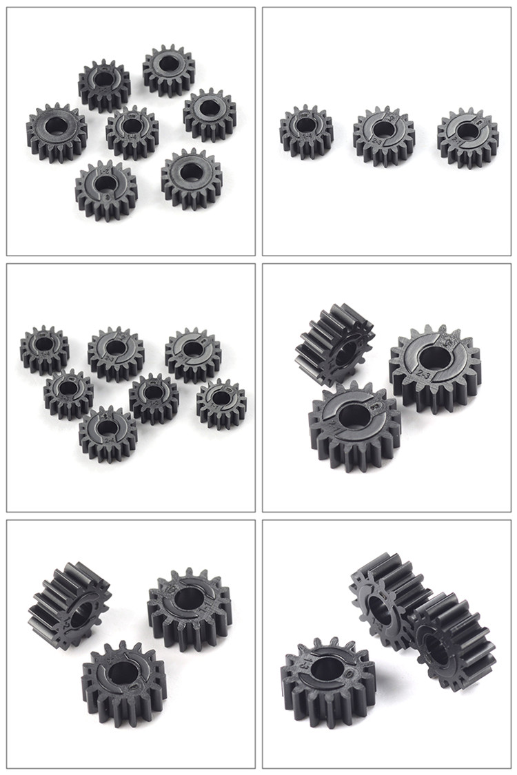 Factory Spot Wholesale ABS Nylon 0.3 Small Module Gear 17 Tooth Plastic Spur Gears