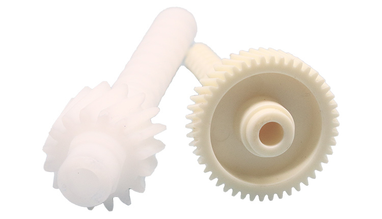 Customized High Precision Nylon Plastic Worm Sprocket Gear Sets Small Worm Gear Drive