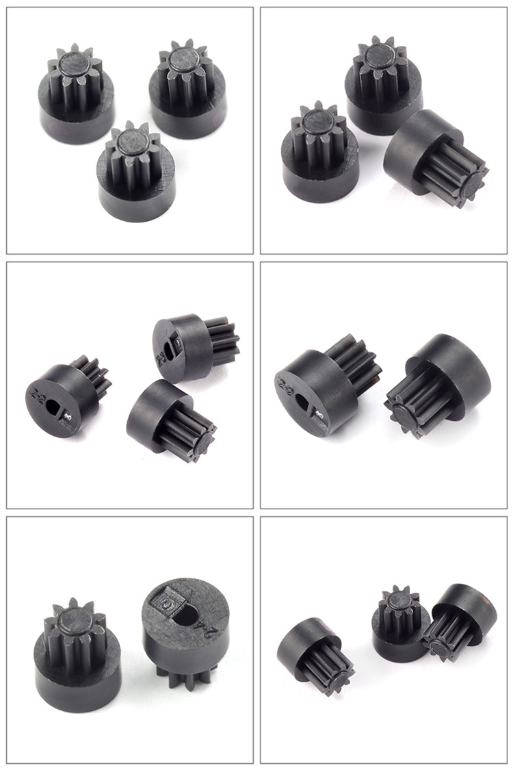 Factory Spot Wholesale ABS Plastic Small Nylon 0.22 Module 9 Tooth Plastic Cylindrical Gears