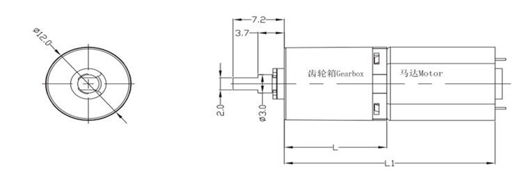 Spot Goods 12mm DC High Quality Micro Planetary Gearbox Electric Gear Motors for Smart Trash Can and Fingerprint Lock