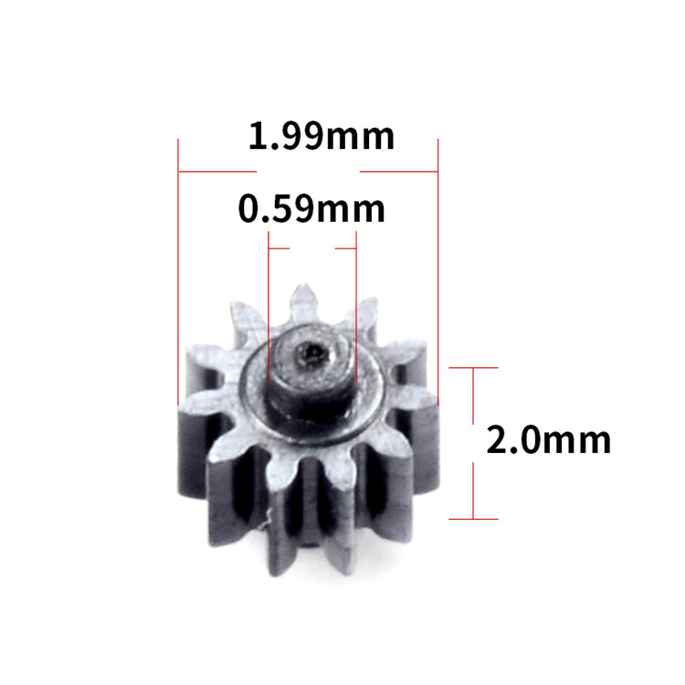 Factory Spot Wholesale ABS Plastic Small Nylon 0.15 Module 11 Tooth Plastic Spur Gears