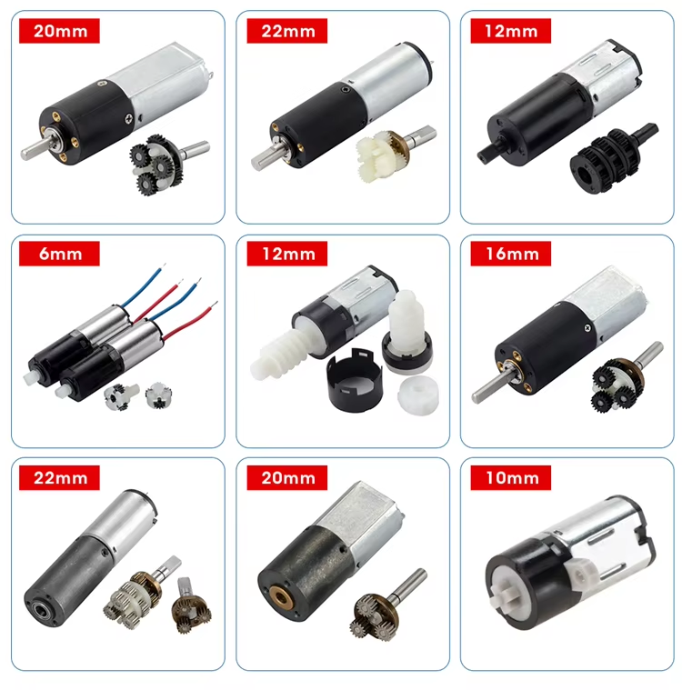 Micro Plastic Planetary DC Gear Motor Mini Gearbox Dimensions