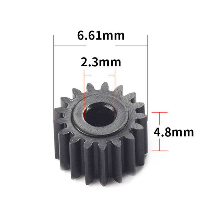 Factory Spot Wholesale ABS Nylon 0.4 Small Module Plastic Gear 14 Tooth Plastic Spur Gears