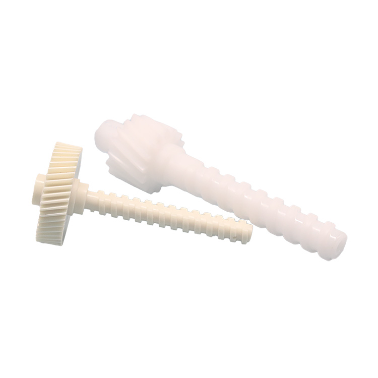 Customized High Precision Nylon Plastic Worm Sprocket Gear Sets Small Worm Gear Drive