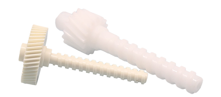 Customized High Precision Nylon Plastic Worm Sprocket Gear Sets Small Worm Gear Drive