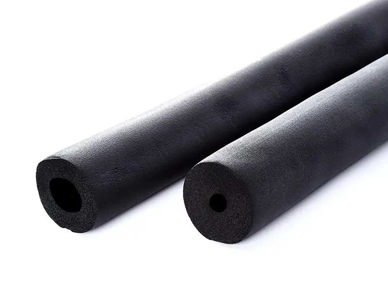 Elastomeric NBR/PVC rubber foam pipe tubing