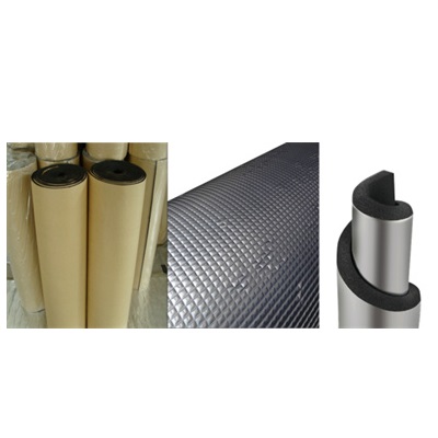 Wholesale Kingflex Rubber Foam Insulation Sheet Roll with Aluminum Foil and Self-adhesive both sides facing Pricelist, Quotes