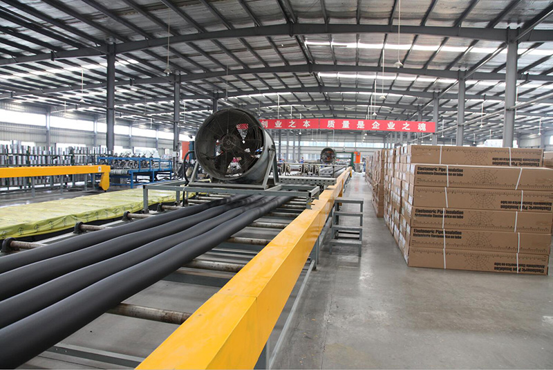 Rubber foam production process