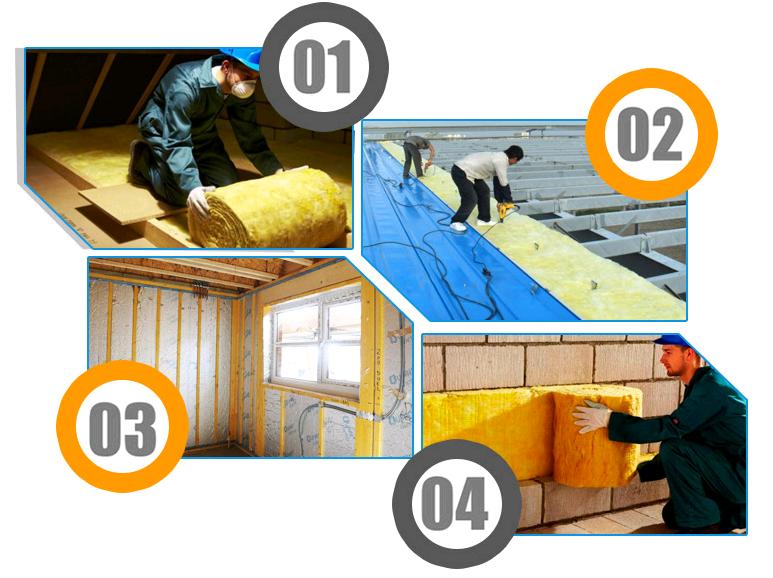 Glass wool application