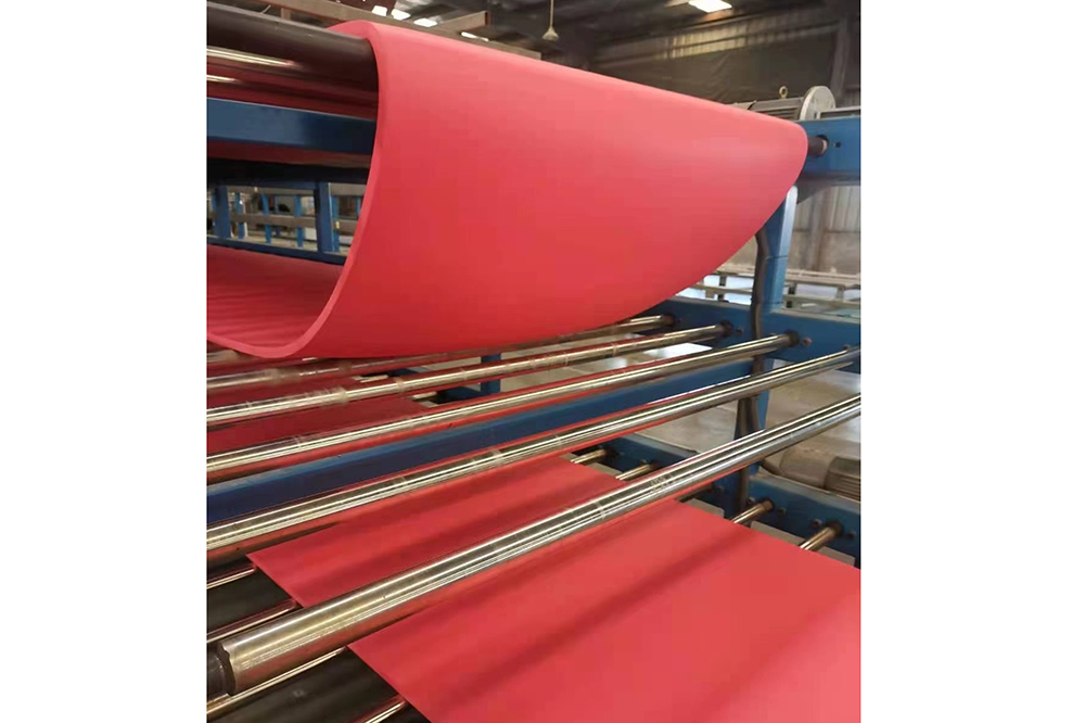 Rubber foam sheet piping application