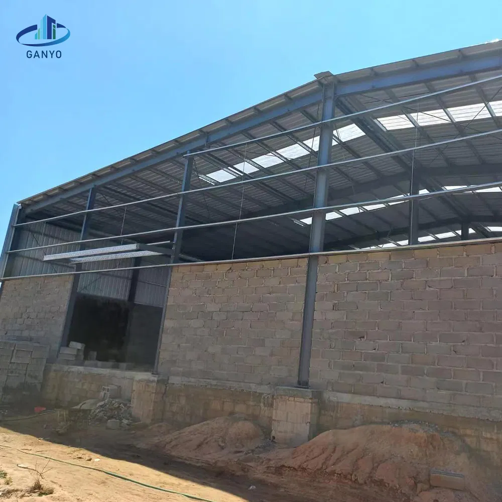 مبنى مصنع هيكل فولاذي عالي الجودة للتجارة العالمية