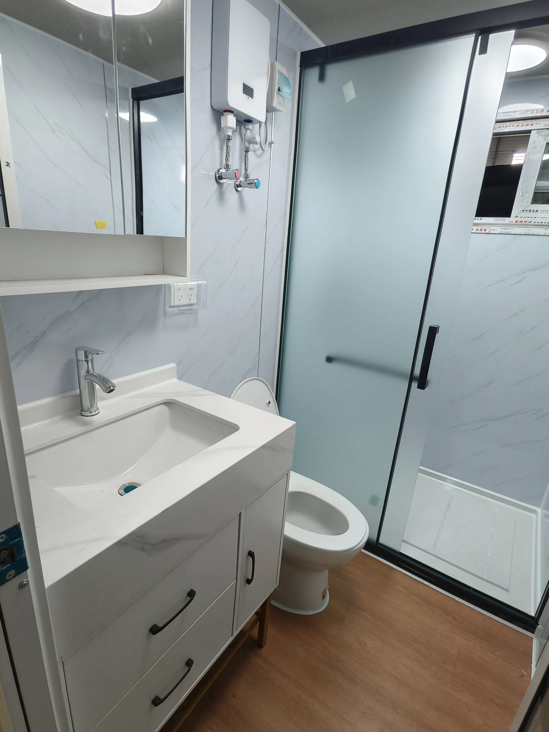 منازل modular مطلية بالرش صديقة للبيئة للمشترين العالميين