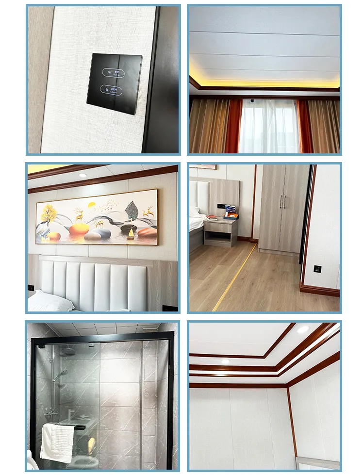 تجميع غرف النوم المخصصة الجاهزة القابلة للاستدامة بشكل سريع فيلا مدير المنزل الاقتصادية منزل العطلة