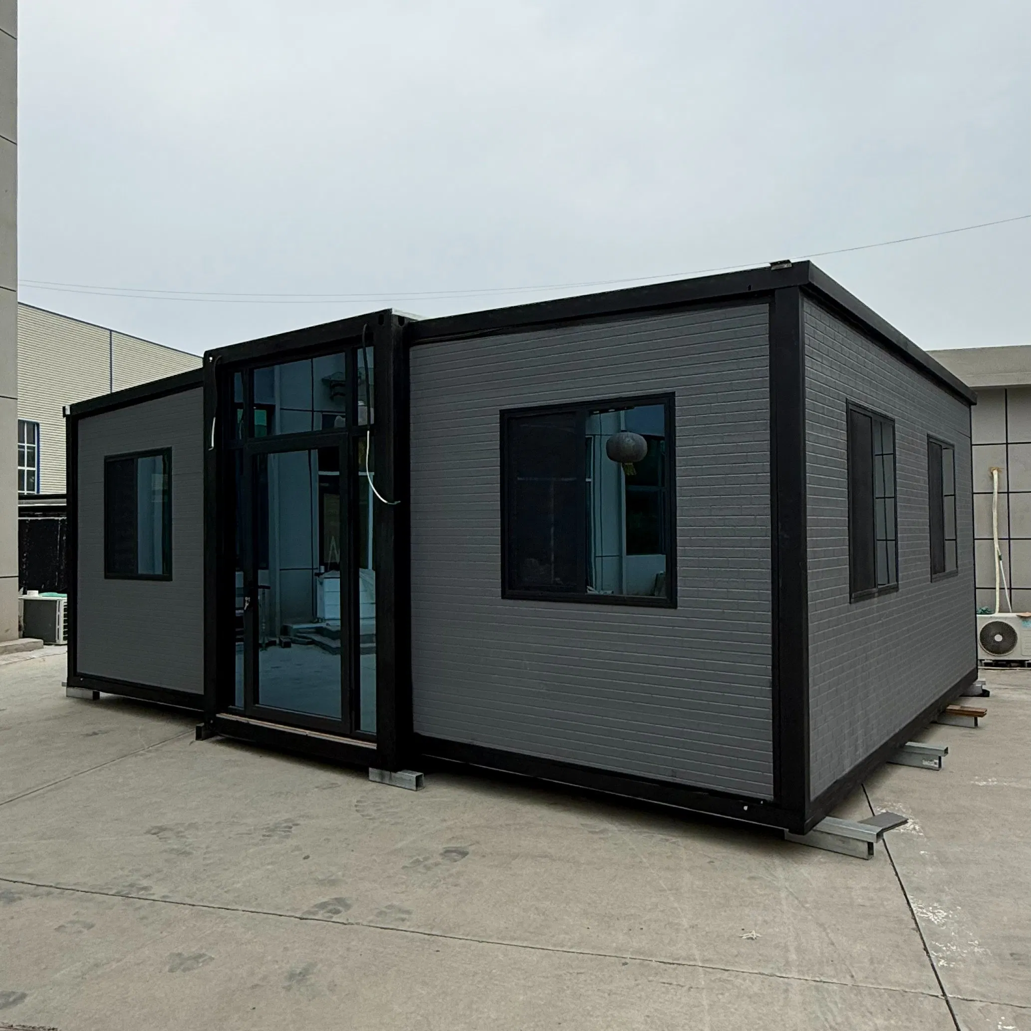 صوتي 30FT أخضر فاتح قابل للتوسع منزل حاوية Modular