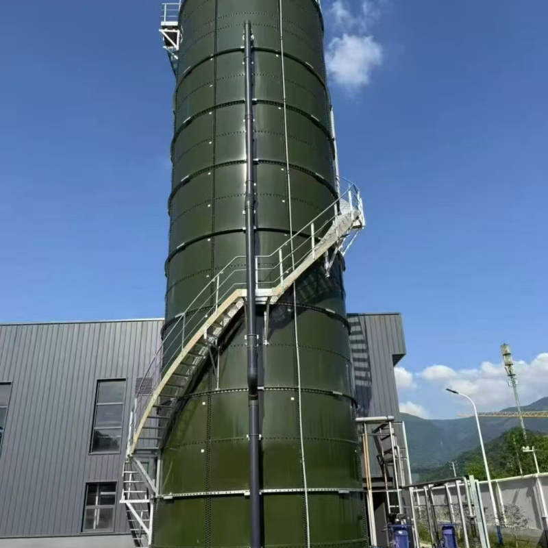خزانات هاضم لاهوائي مصنوعة حسب الطلب ومغطاة بالمينا، وحدات لتوليد الغاز الحيوي