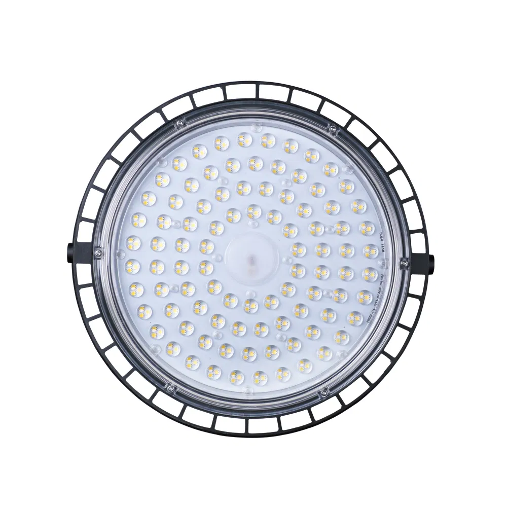 إضاءة كاتينارية شكل طبق طائر IP66 هيكل أضواء عالية الخليج LED