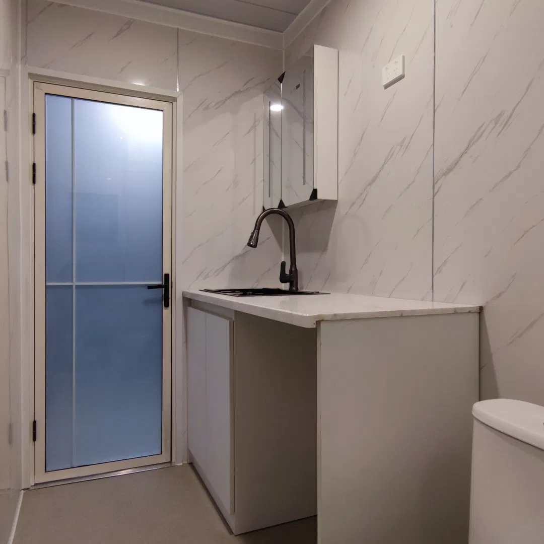 منزل حاوية حديثة سريعة التجميع يعمل بالطاقة الشمسية منزل حاوية مسبقة الصنع منزل modular منزل صغير منزل صغير جداً