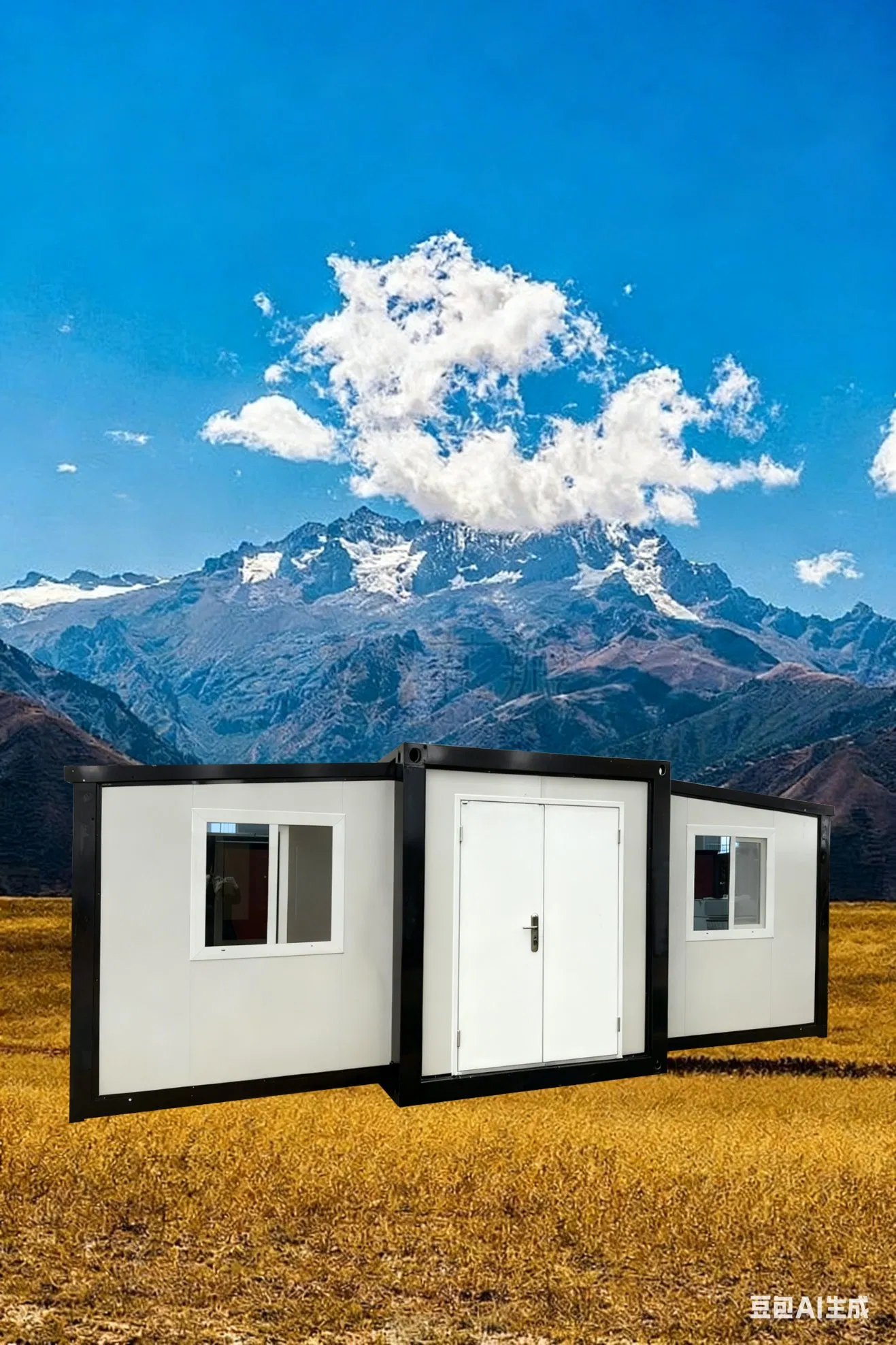 20FT/30FT/40FT منازل قابلة للتوسيع قابلة للطي