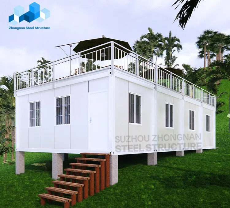 منزل الحاوية الأبيض