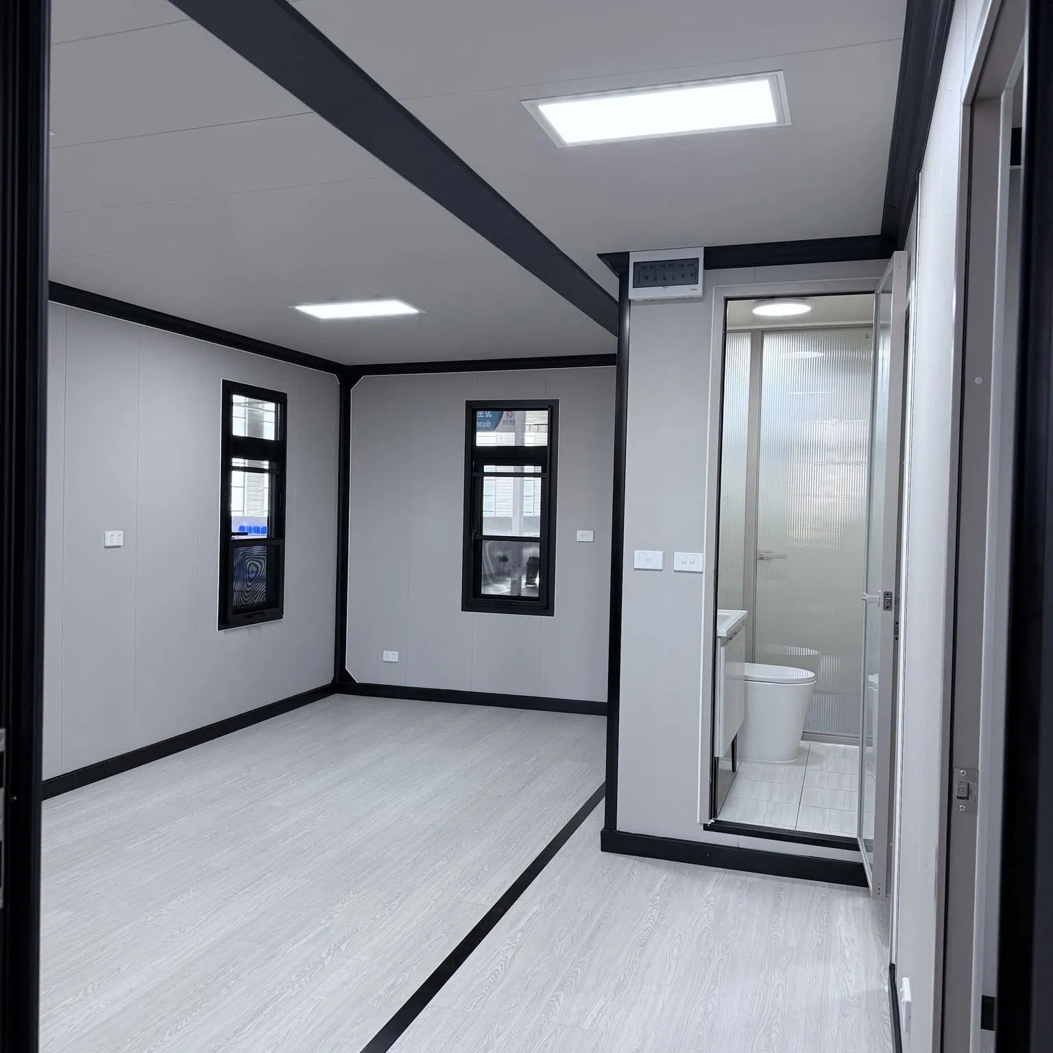20/30/40FT منزل صغير قابل للتوسيع والطوي حاوية متنقلة مسبقة الصنع