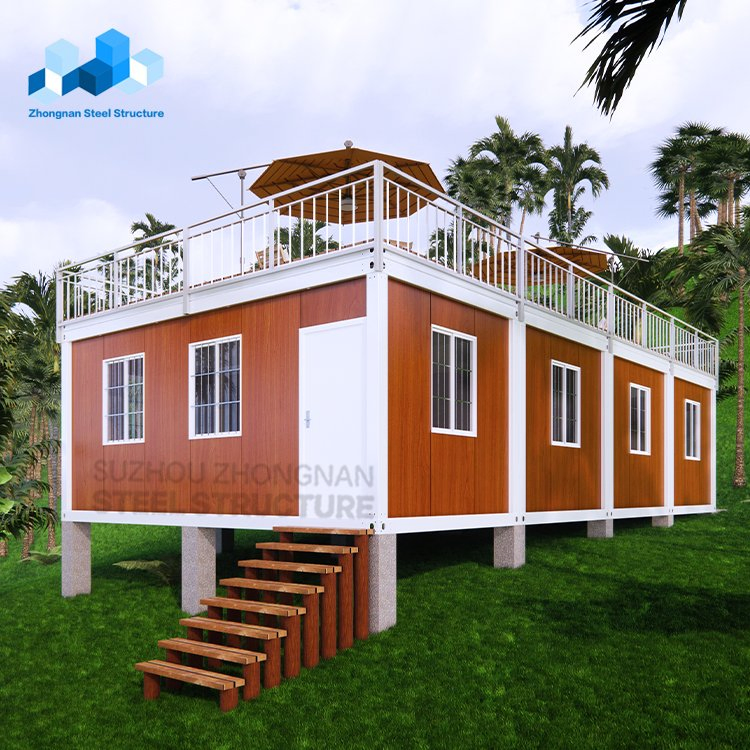 الصين منزل مص prefab قابل للفك صديق للبيئة منخفض التكلفة 20FT/40FT مصنع منازل صغيرة