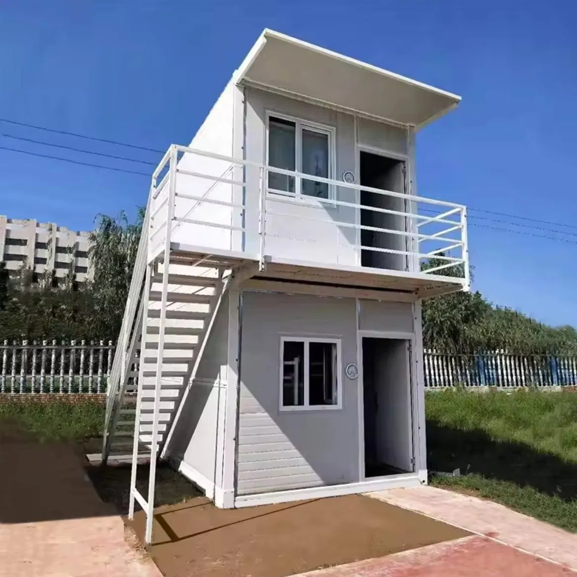 2br 30FT منازل حاويات مع 2900mm أسقف عالية شقة قابلة للطي والتوسع