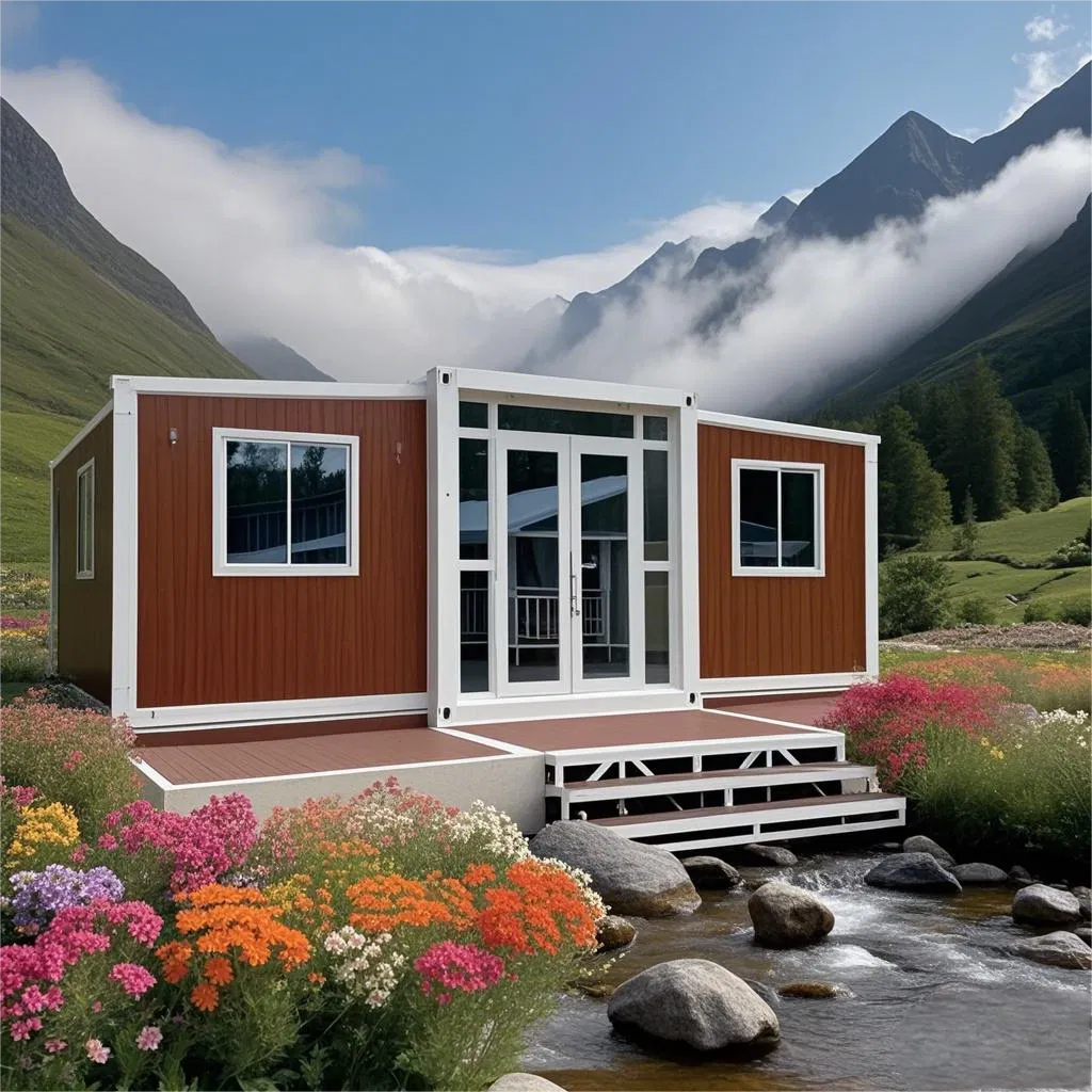 منزل كبسولة مريح هيكل فولاذي بسيط منزل مسن prefabricated صغير