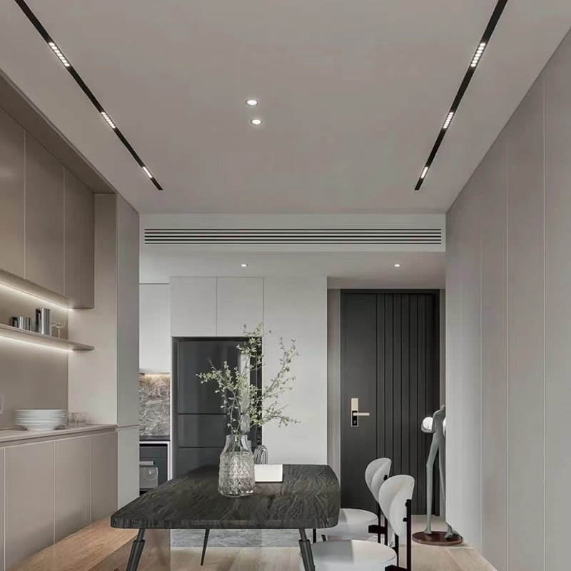ضوء مسار LED دالي ثابت من الألومنيوم لغرف ضيوف النزل 6W
