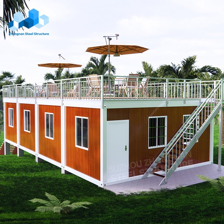 الصين منزل مص prefab قابل للفك صديق للبيئة منخفض التكلفة 20FT/40FT مصنع منازل صغيرة
