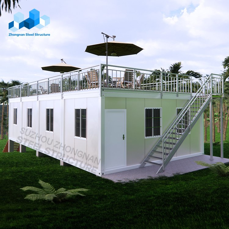 الصين منزل مص prefab قابل للفك صديق للبيئة منخفض التكلفة 20FT/40FT مصنع منازل صغيرة