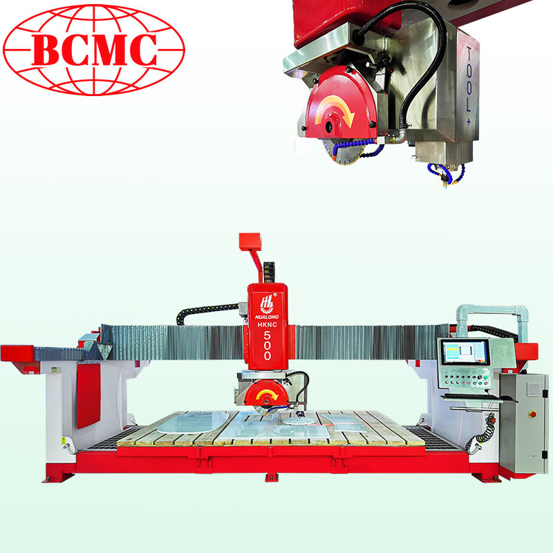 2026 Bcmc CNC Sink Cutting Machine Multifunction 5 Axis Bridge Saw with Italian System Software for Marble Granite Quartz Stone Countertops Slabs