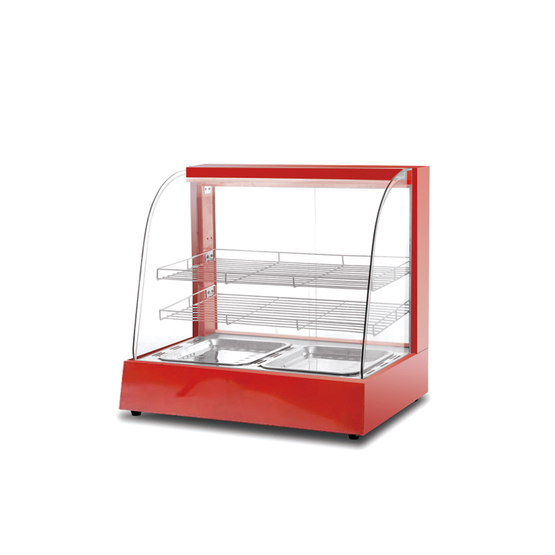 Circulation Electric Warming Cabinet Hot Food Glass Warmer Displayer