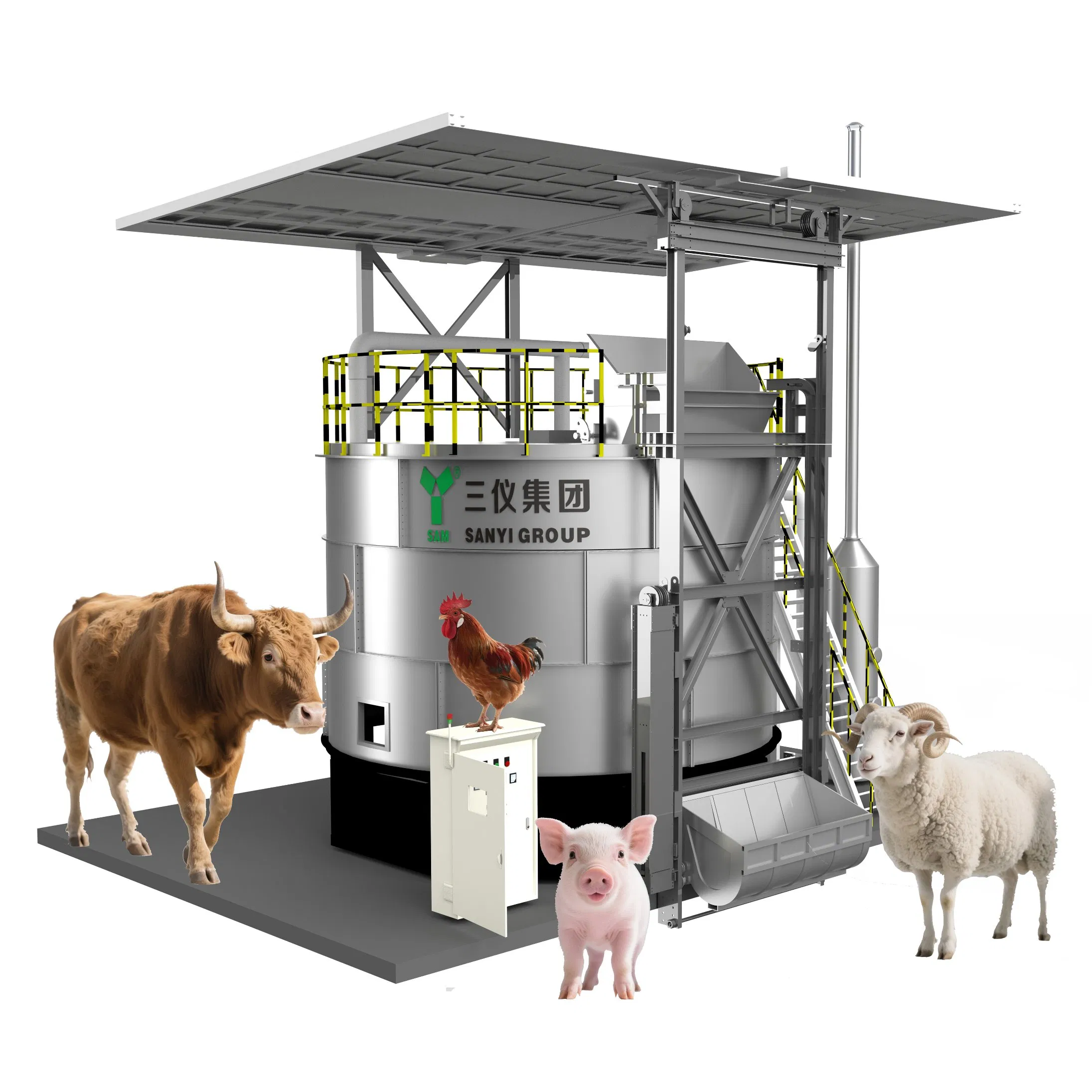 Factory Price Sustainable Soil Friendly Organic Fertilizer Organic Waste Fermentation Tank Waste Valorization System