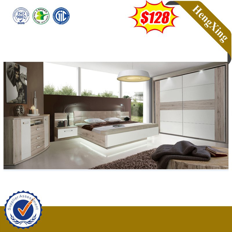 Wholesale Wooden King Size Furniture Wardrobe Cabinet Double Storage Bedroom