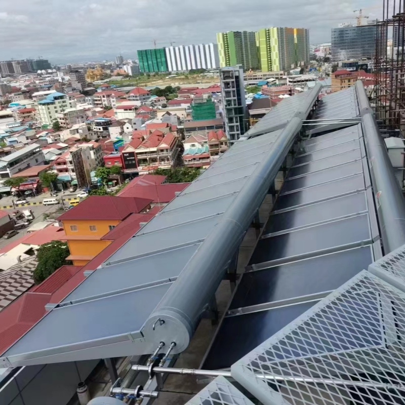 Advanced Flat Plate Solar Water Heating System for Residential Use