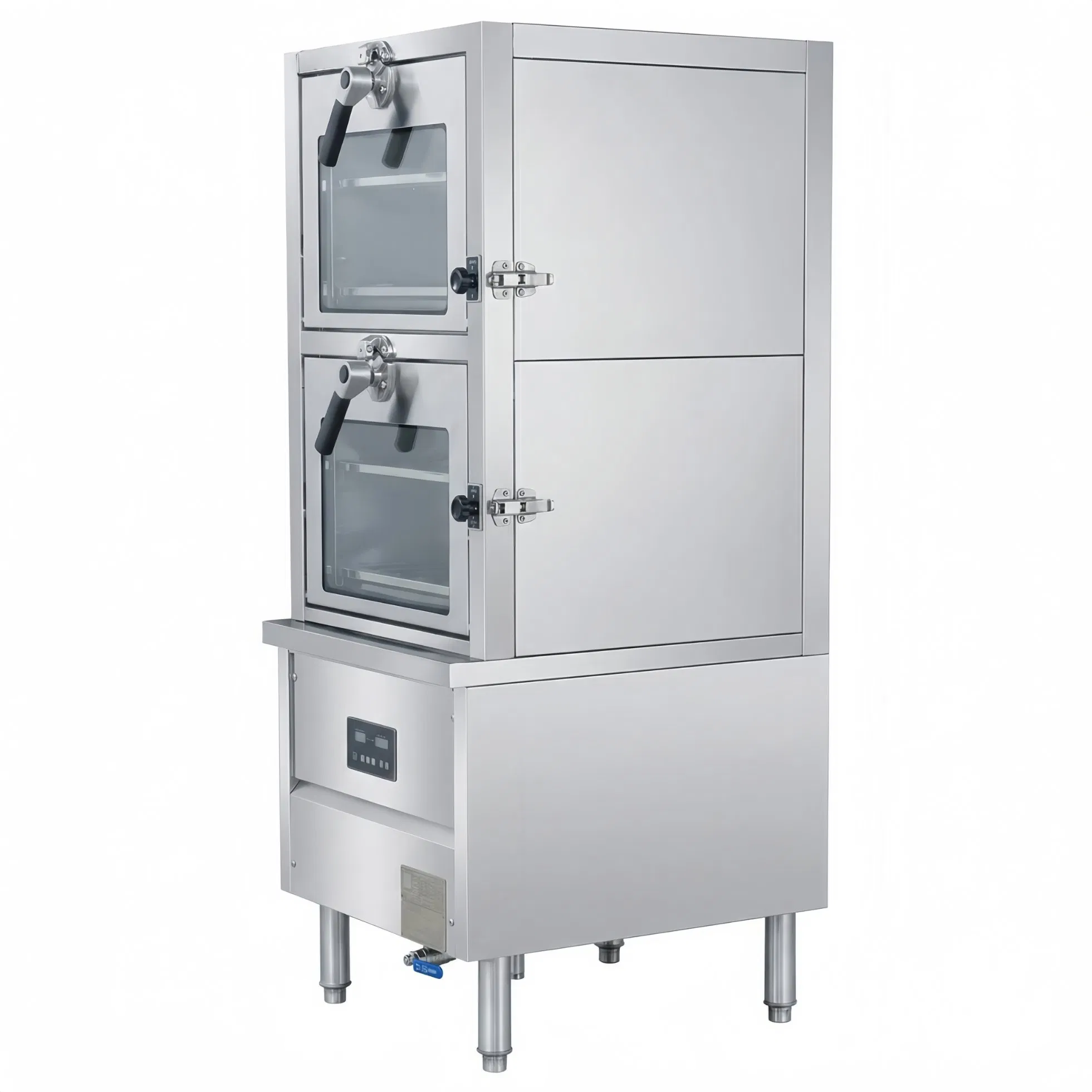 Energy-Saving Commercial Electric Induction Food Steamer Cabinet 304 Stainless Steel for Restaurant