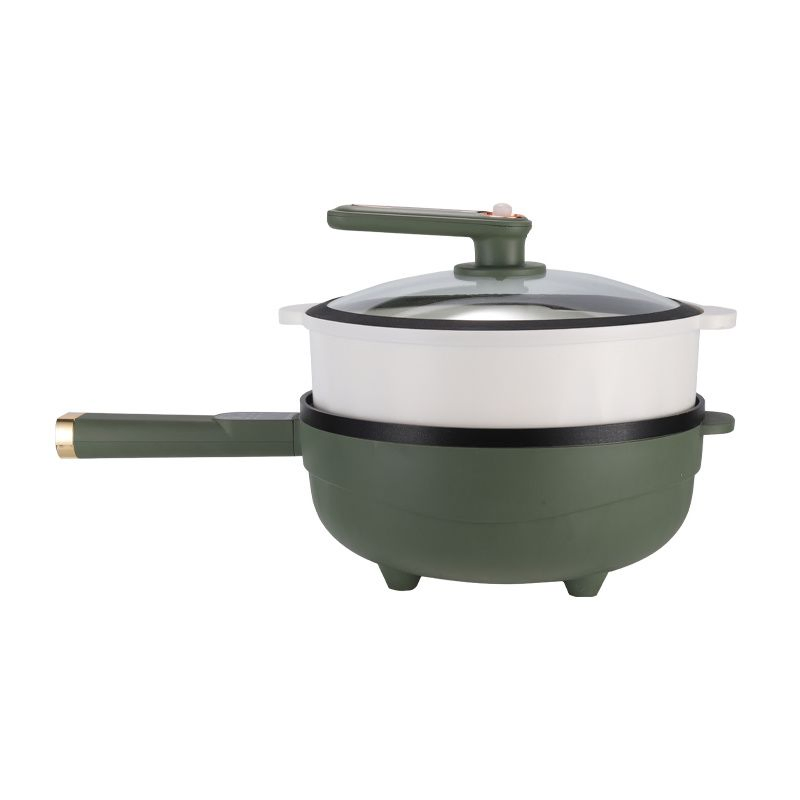 High-Performance 30cm Electric Frying Pan Low Pressure Lid 1500W Heating