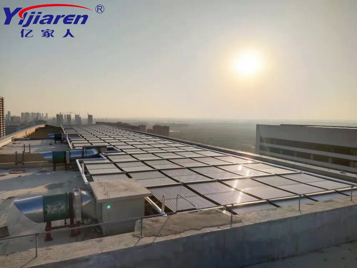 Advanced Commercial Vacuum Tube Water Heating System for Efficient Heating