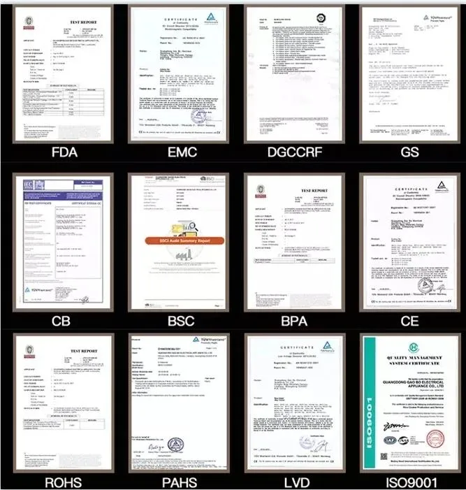 Certifications