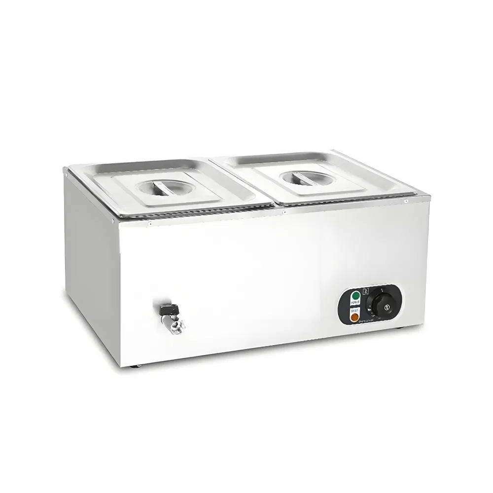 Commercial Food Warmer Electric Stainless Steel Bain Marie Buffet Capacity for Restaurant