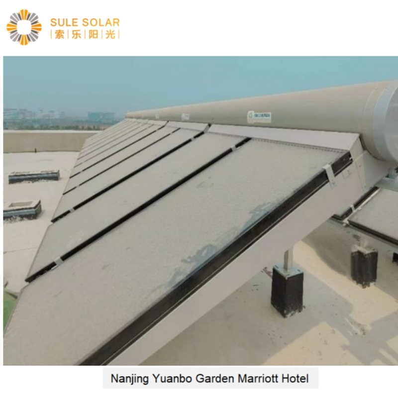 High-Efficiency Solar Thermal Flat Plate Water Heater System