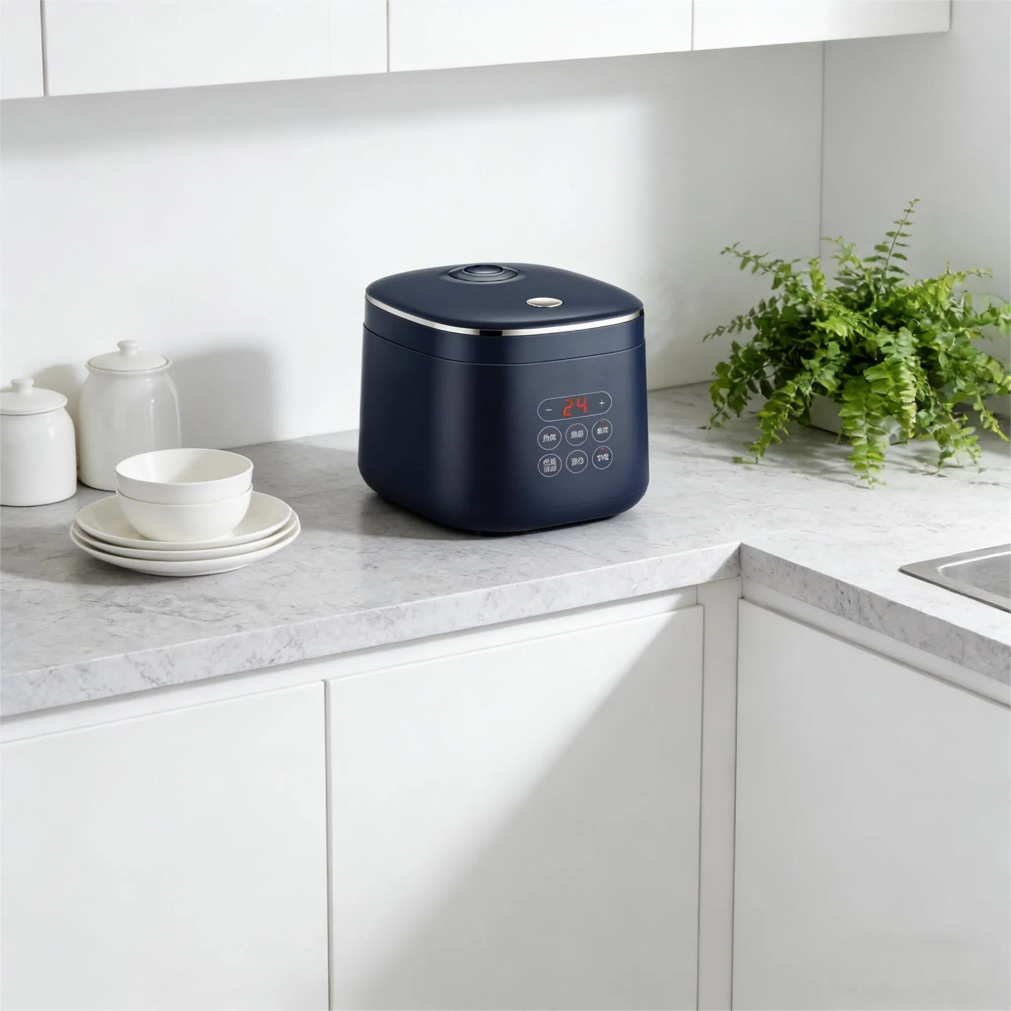 Small Low Sugar Mini Rice Cooker Electric Multifunction Multipurpose Cooker Automatic Rice Cooker with Steamer