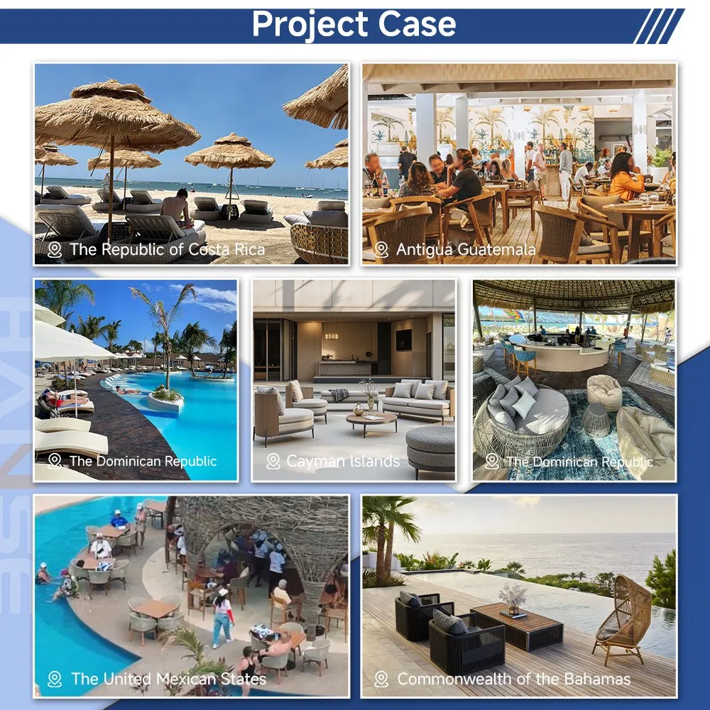 Quick Dry Foam Water Resistant Fabric L Shape Outdoor Lounge Sofa Set Hotel Garden Rattan Patio Sofas Set Wicker Rattan Outdoor Furniture Sofa Sets