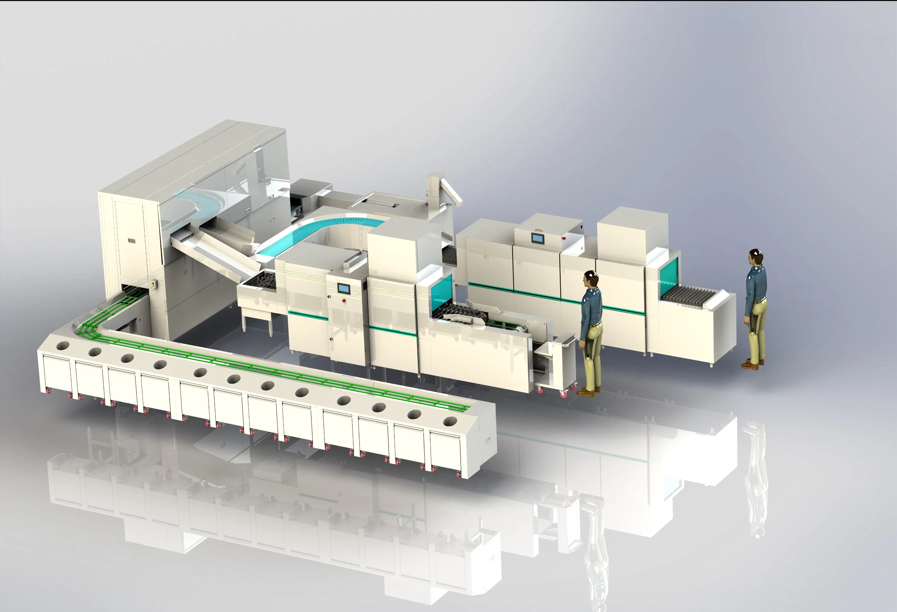 China Made Automatically Cleaning Line &amp; Sorting System