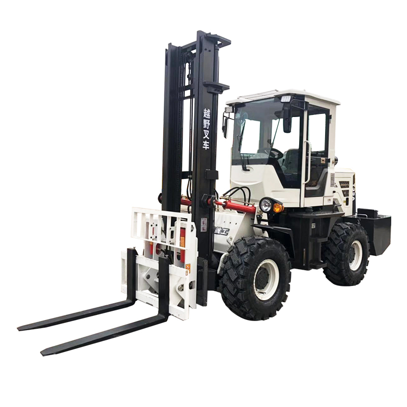 Heavy Equipment High Speed Diesel Rough Terrain Forklift Fork Sleeve