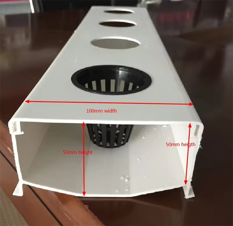 Hydroponic Nft Growing Gutters Channels / Gullies for Commercial Greenhouse Systems
